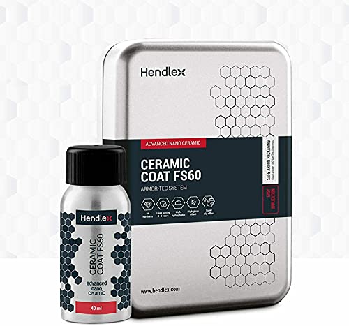 Hendlex CERAMIC COATING FS60 | Nano 9H powłoka hydrofobowa do ochrony lakieru samochodowego... (FS60, 40 ml)