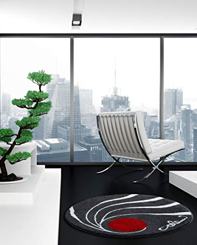 Grund COLANI ekskluzywny designerski dywanik łazienkowy 100% poliakryl, ultra miękki, antypoślizgowy, certyfikat Öko-Tex, 5 lat gwarancji, Colani 18, mata łazienkowa 60 x 100 cm, antracyt - obrazek 4