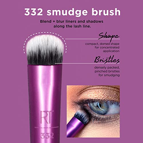 Real Techniques Everyday Eye Essentials Zestaw Pędzli do Makijażu, Fio - obrazek 14