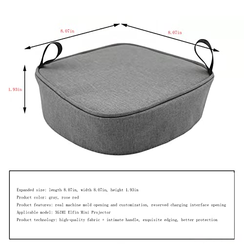 Osłona przeciwpyłowa do mini projektora XGIMI Elfin, kompatybilna z ultra kompaktowymi 1080P XGIMI Elfin Mini projektor do przenoszenia pyłoszczelna osłona - obrazek 2