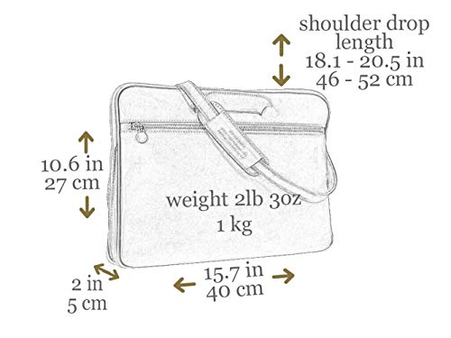 Time Resistance Wąska skórzana teczka - włoska ręcznie robiona skórzan - obrazek 3
