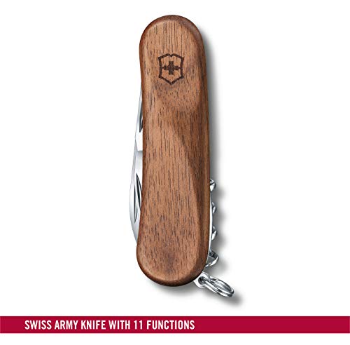 Victorinox Holz Taschenmesser Evolution Wood 10 (11 Funktionen, Nussba - obrazek 6