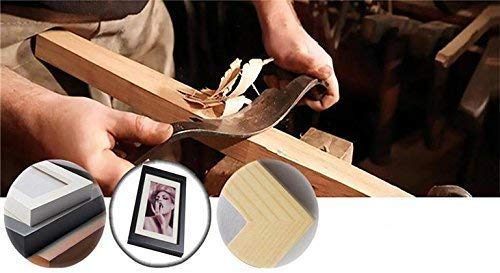 Classic by Casa Chic Ramka na zdjęcia z litego drewna, 15 x 10 cm, szklany front, z passe-partout, szerokość ramy 2 cm, czarna, 3 sztuki, drewno, 6 x 4 - obrazek 2