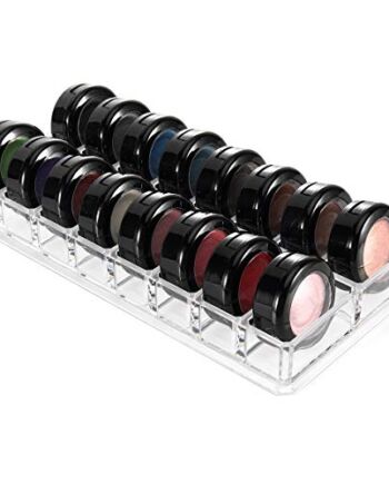 Luxspire Akrylowy organizer na cienie do powiek, 16 kosmicznych kosmet