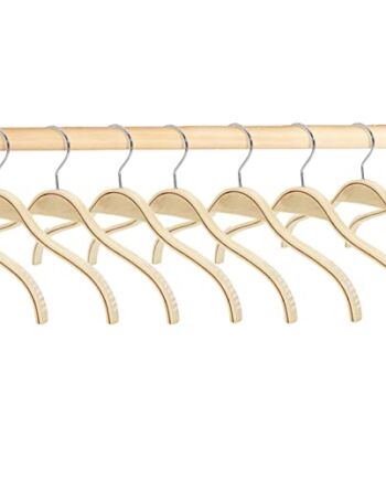 POLMART mocne drewniane wieszaki na płaszcz