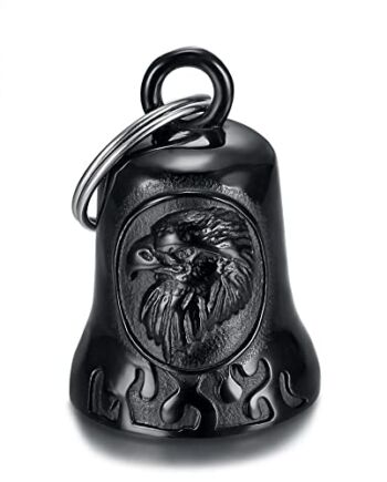 BOBIJOO JEWELRY - Dzwoneczek motocyklowy Guardian Spirit Lucky Bell Or