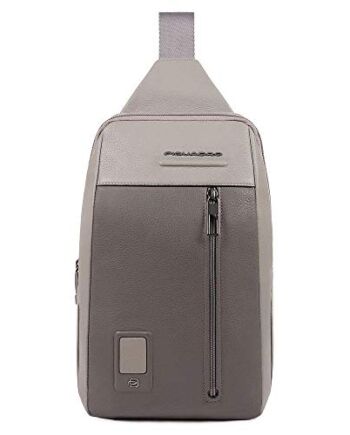 Piquadro Unisex Ca5106ao-Grau Akron spersonalizowany worek na ramię, 32 cm, szary, szary