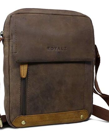 ROYALZ 'Idaho' nowoczesna mała torba na ramię męska skórzana torebka m
