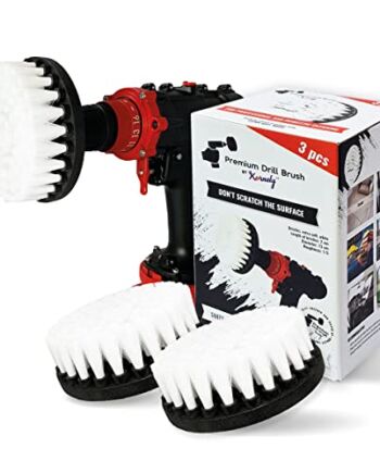 Wysokiej jakości szczotka wiertnicza, bardzo miękka, biała, 3 szt., ze