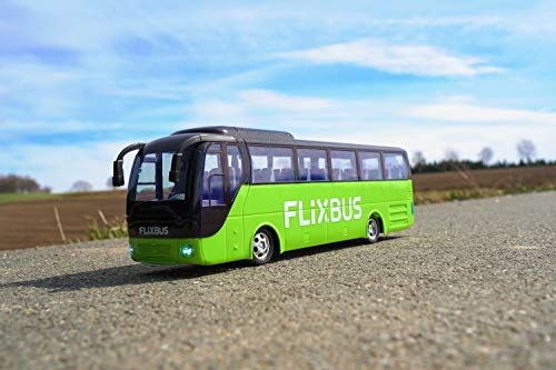 Carson 500907342 FlixBus 2,4 GHz – 100% gotowy do jazdy, autobus, zabawkowy samochód, zdalnie sterowany samochód, dla dzieci od 8 lat, czas jazdy ok. 60 min, kolorowy - obrazek 5