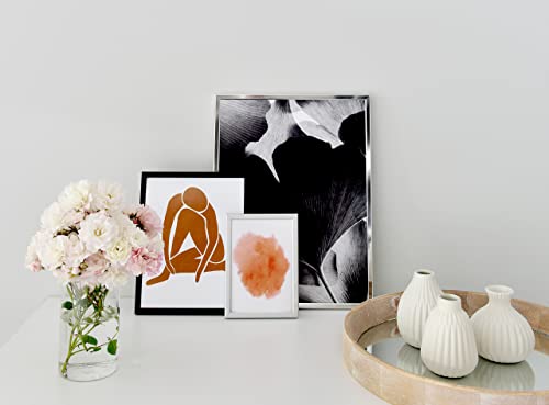 DEHA Design Ramka na zdjęcia Boston, 21x29,7 cm (A4), Srebrny matowy - obrazek 2