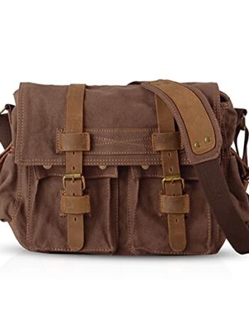 FANDARE torba kurierska unisex, płócienna torba na uczelnię, torba na