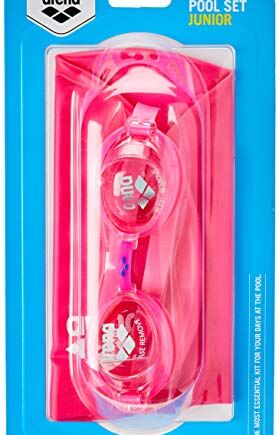 ARENA Zestaw do kąpieli Chłopcy Arena Zestaw okularów do pływania dla dzieci i czepek pływacki