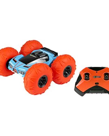 EXOST RC 20266 360 TORNADO by Silverlit, zdalnie sterowany samochód, odporne na uderzenia opony, po obu stronach, radzi sobie z przeszkodami w 360°, zabawkowy samochód, skala 1:10, kolorowy, od 5 lat