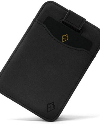 Portfel - wąski i minimalistyczny męski portfel na karty - blokowanie