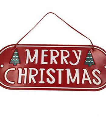 Żelazna ozdoba bożonarodzeniowa, wisząca, 30 x 24 cm, zawieszka na Boż