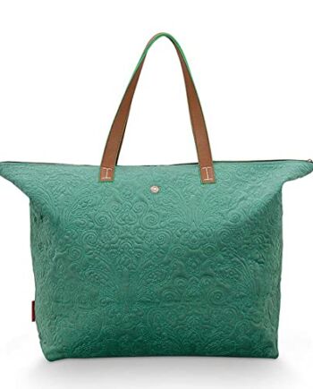 Pip Studio Torba transportowa | zielona - 66 x 20 x 44, Velvet Quilted