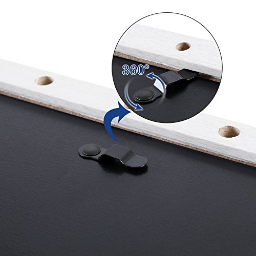 SONGMICS Ramka na zdjęcia, kolaż, na 10 zdjęć po 10 x 15 cm, ramka na zdjęcia z płyty MDF, wymagany montaż, biała, z rysunkiem słojów drewna RPF21W - obrazek 5