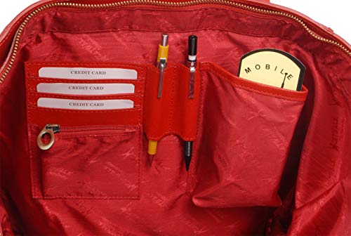 Catwalk Collection Handbags - Damska Duża Torebka Typu Tote Zasuwana - - obrazek 3