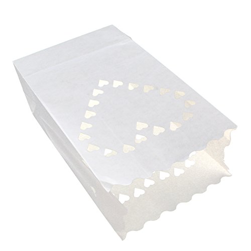 OTOTEC 20 x papierowa świeca świecąca świeczka świeczka świeczka świecznik na przyjęcia weselne - obrazek 2