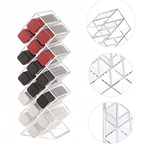 Organizer na pomadki do ust, akrylowy, stojak na pomadki, pionowy stojak na pomadki, kosmetyki, błyszczyk do ust - obrazek 7