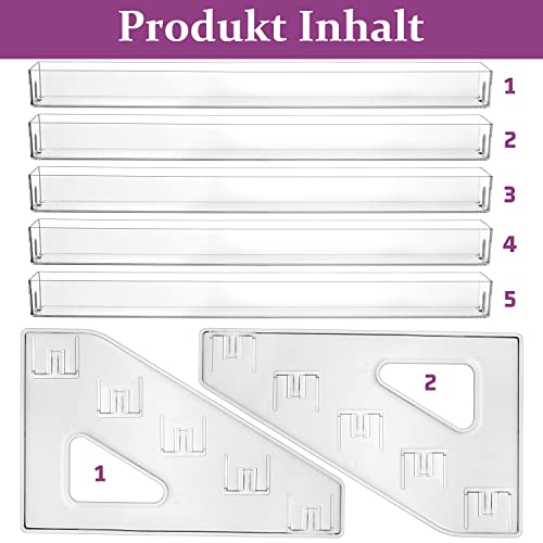 JessLab Lakier do Paznokci Organizator, 5-Tier Clear Akryl Lakier do Paznokci Stojak Uchwyt na Olejki Eteryczne Kosmetyk Gablota Makijaż Organizer Magazynowe na Kosmetyki dla Łazience Próżność Blacie - obrazek 4