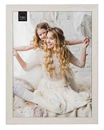 HAES DECO - Klasyczna ramka na zdjęcia 30x40 Brion Creme - ramka portretowa z mocowaniem na ścianie - wymienna ramka / portretowa - na 1 zdjęcie w formacie 30x40 - SP14540