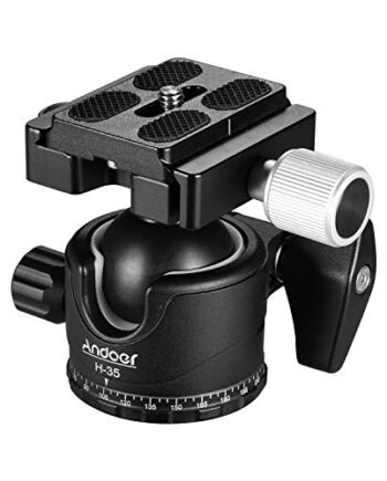 Andoer H-35 Panorama statyw głowica kulowa adapter do montażu głowicy