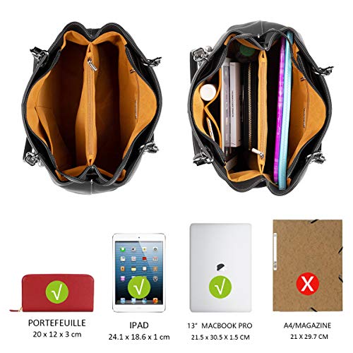 David Jones - Damska Torba na Ramię - Torebka z Uchwytem Skórzana PU - - obrazek 2