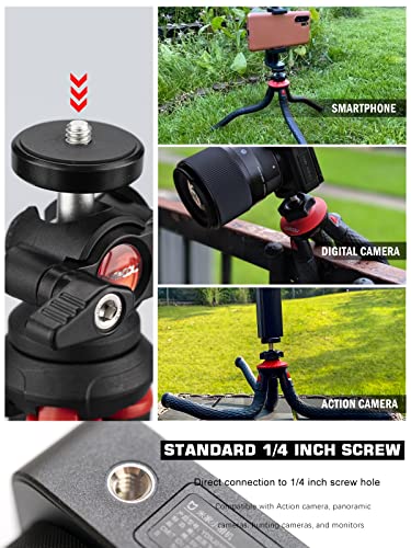 Bendy Selfie Gorrila Statyw do aparatu DSLR mini mały podróżny lekki k - obrazek 6