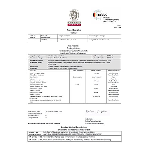 Pierre Cardin Pasek skórzany męski 40 mm szerokości, pasek męski pasek - obrazek 6