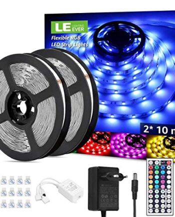 LE taśma LED 20 m (2 x 10 m), taśma RGB LED, 5050 SMD 600 LED, na Boże