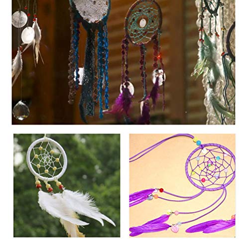 FOROREH 12 metalowych pierścieni dla łapaczy snów, druciane obręcze, koła rzemieślnicze, pierścienie łapacza snów, 38/50/75/100/130/150 mm do łapacza snów i projektów DIY - obrazek 2