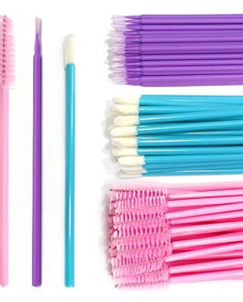 150 sztuk jednorazowych sztyftów do tuszu do rzęs, pędzle do ust i mik