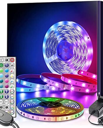 Taśma LED 6 m, RGB LED, łańcuch świetlny LED z pilotem zdalnego sterowania, 6 m, zmiana koloru na 6 m, synchronizacja z muzyką, zmiana kolorów, oświetlenie LED