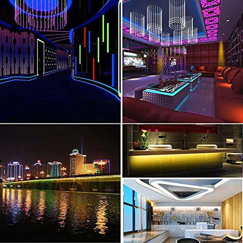 WS2812B taśma LED RGB pasek LED 5m 5V 5050 300 LEDs IP30 elastyczna cz - obrazek 4