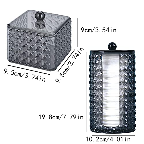 Akrylowe waciki do przechowywania, 2 sztuki, organizer na kosmetyki, p - obrazek 7