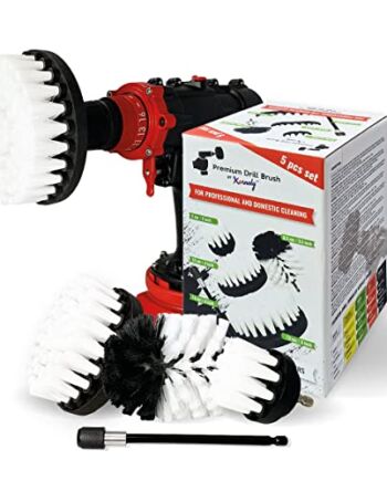 Wysokiej jakości szczotka wiertnicza, bardzo miękka, biała 5 szt. zest