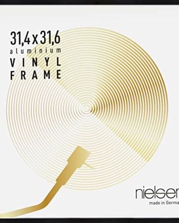 nielsen Rama na płyty gramofonowe, 31,4 x 31,6 cm, aluminiowa, czarna