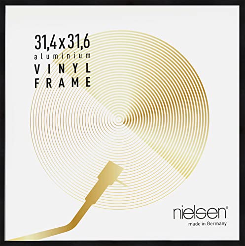 nielsen Rama na płyty gramofonowe, 31,4 x 31,6 cm, aluminiowa, czarna