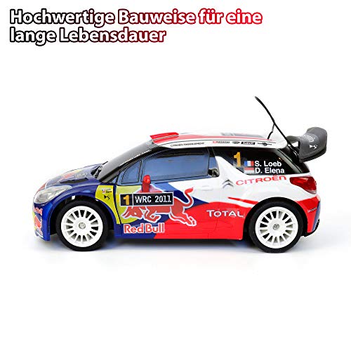 Himoto HSP zdalnie sterowany pojazd licencjonowany RC w oryginalnym wzornictwie WRC Rallye, model Bau skala 1:16, Ready-to-Drive, Auto, Car, kompletny zestaw z pilotem - obrazek 6