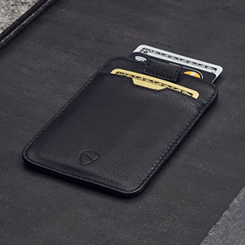 Vaultskin Etui na Karty Skórzane - Portfel Męski z Ochroną RFID, mini - obrazek 3