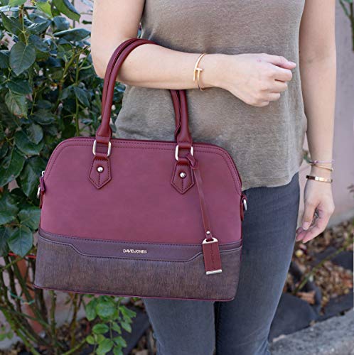 David Jones - Damska Bugatti Torebka - Bowling Torba Skórzana PU - Tot - obrazek 6