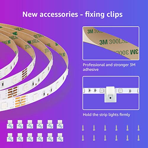 Lepro Taśma LED 15 m (2 x 7,5 m), łańcuch świetlny z pilotem zdalnego - obrazek 4