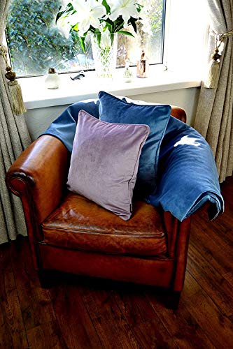 Poszewka na poduszkę z aksamitu w kolorze petrol, matowa, paspelowana, 43 cm x 43 cm. Z luksusowej kolekcji McAlister - obrazek 7