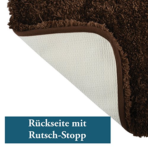 MSV 140873 mata łazienkowa, z mikrofibry, puszysta, 50 x 70 cm, kolor - obrazek 4