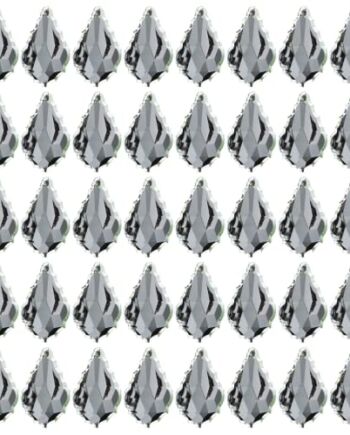 Wisiorek z przezroczystymi kryształowymi pryzmatami, kula, kryształowa kula ze szkła kryształowego, 40 sztuk w kształcie liścia klonu, pryzmaty, szkło kryształowe, szlifowane tęczowe zawieszenie, dekoracja domu