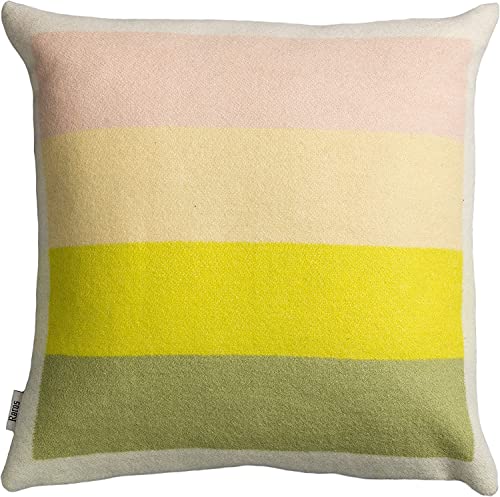 Roros Tweed - Model Asmund Bold - Poduszka we wzorze 104152 fioletowo-żółty