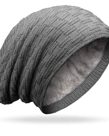 Grin&Bear Long Slouch Beanie gruby polar M10