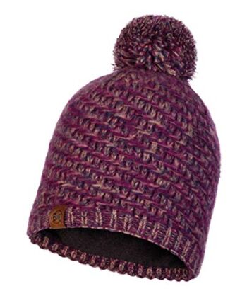 BUFF damska Agna dzianinowa i polarna czapka, fioletowa, jeden rozmiar